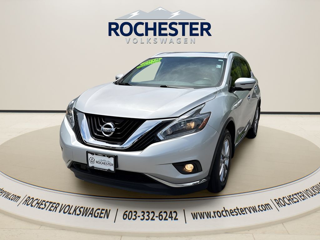 Brilliant Silver Metallic 2018 Nissan Murano SUV / Crossover All-Wheel Drive Continuously Variable Transmission