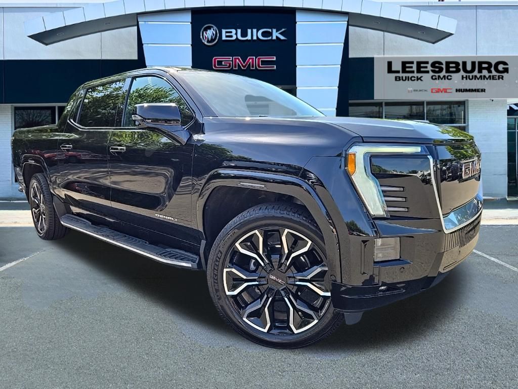 Onyx Black 2026 GMC Sierra EV Pickup Truck All-Wheel Drive 1-Speed Automatic