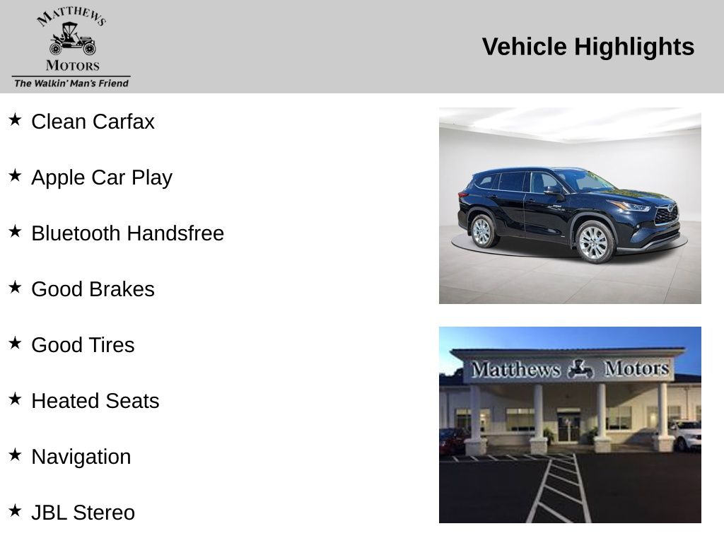 2021 Toyota Highlander Hybrid Limited Black at Lugoff Nissan