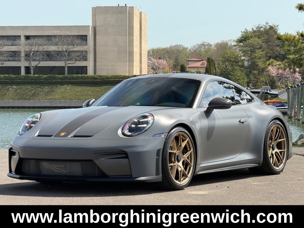 Gray 2026 Porsche 911 Coupe Rear-Wheel Drive 7-Speed Automatic
