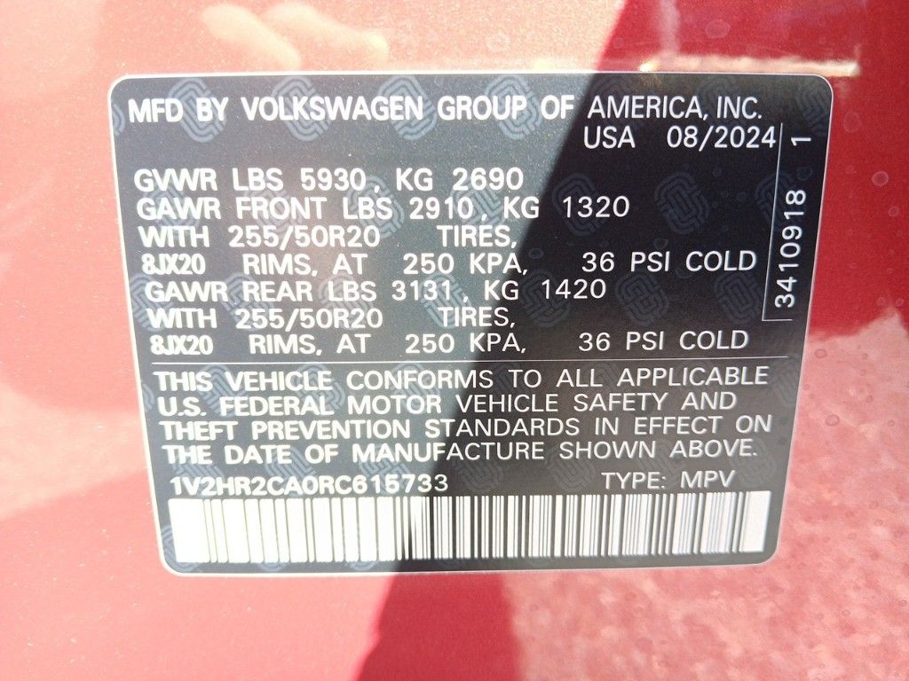 2024 Volkswagen Atlas 2.0T SE w/Technology 28