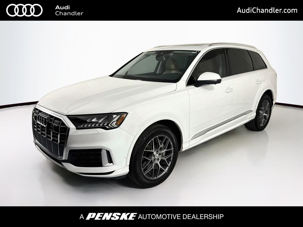 Carrara White 2023 Audi Q7 SUV / Crossover All-Wheel Drive 8-Speed Automatic