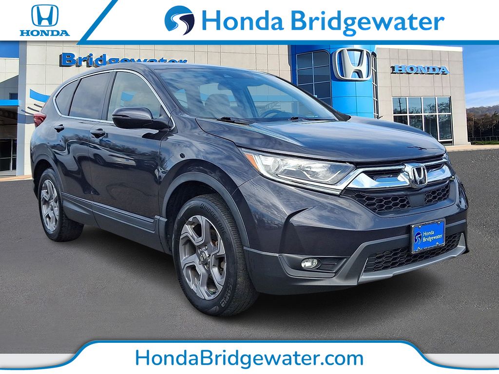 Gray 2019 Honda CR-V EX AWD SUV / Crossover All-Wheel Drive Continuously Variable Transmission