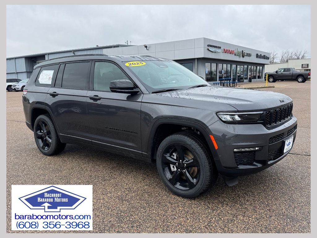 Baltic Gray Metallic Clearcoat 2025 Jeep Grand Cherokee L Limited 4WD SUV / Crossover Four-Wheel Drive 8-Speed Automatic