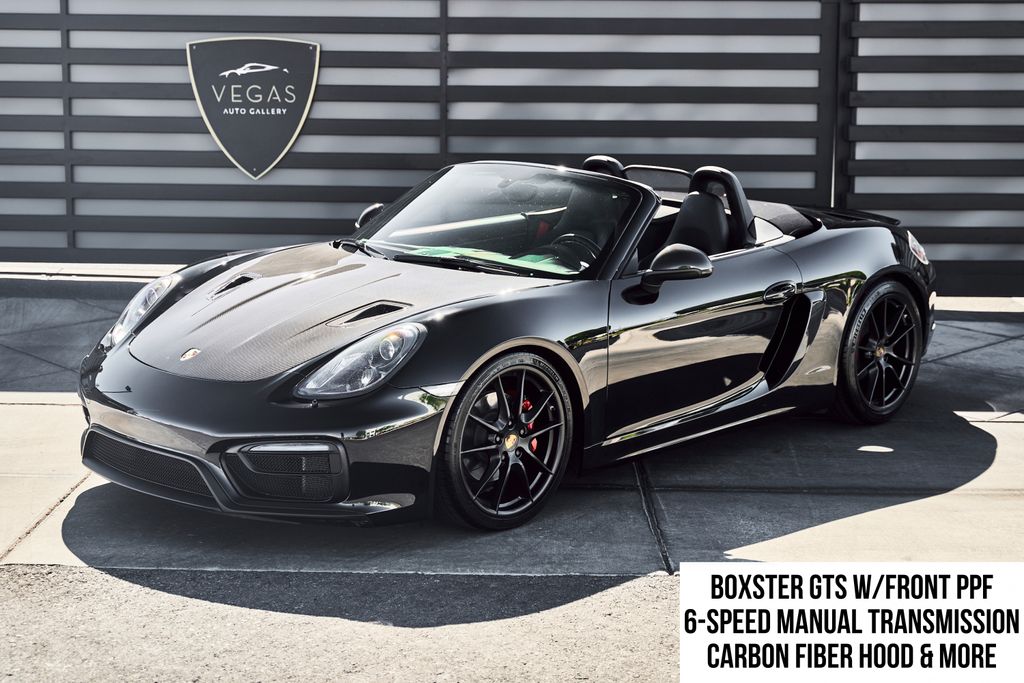 2016 Porsche Boxster Convertible Rear-Wheel Drive 6-Speed Manual Overdrive