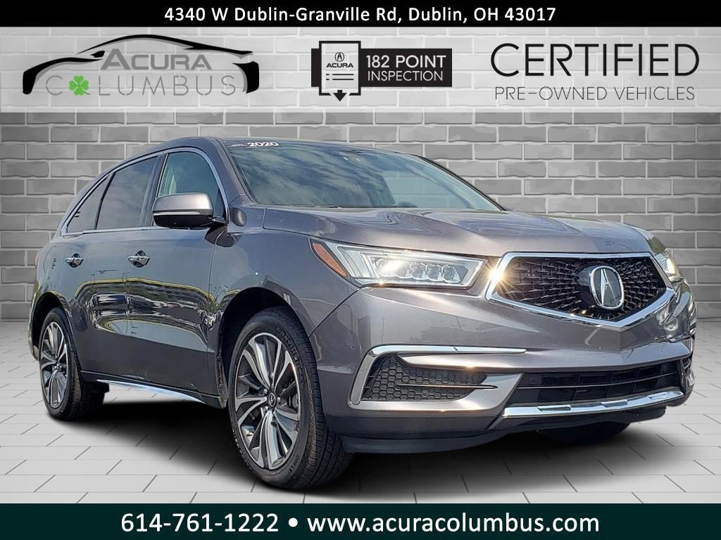 Gray (Modern Steel Metallic) 2020 Acura MDX SUV / Crossover All-Wheel Drive 9-Speed Automatic