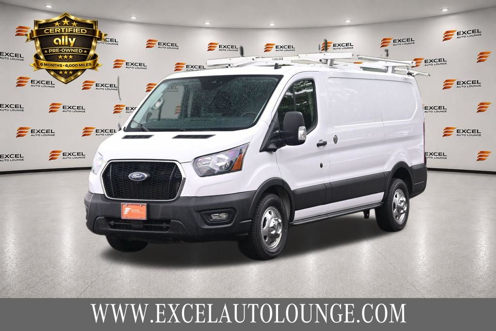 Oxford White 2022 Ford Transit Cargo Van All-Wheel Drive