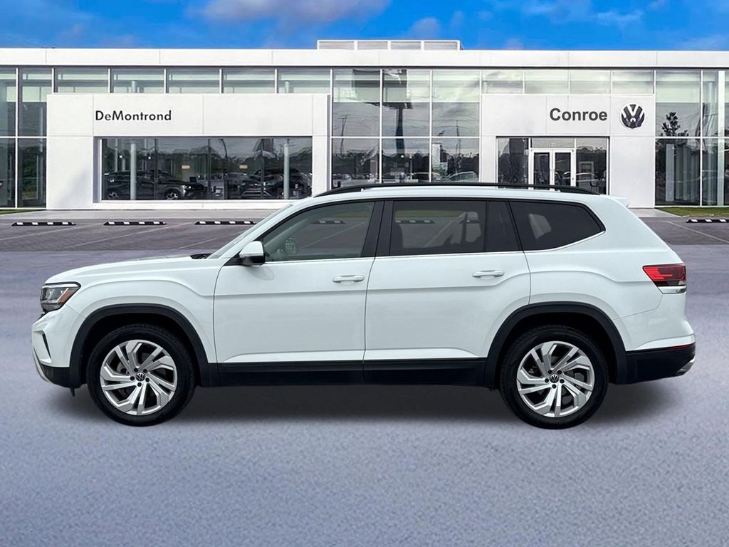 2021 Volkswagen Atlas 3.6L V6 SE w/Technology White at Wharton Chevrolet GMC