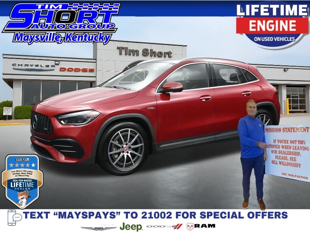 Patagonia Red Metallic 2021 Mercedes-Benz GLA AMG 35 4MATIC SUV / Crossover All-Wheel Drive 8-Speed Automatic