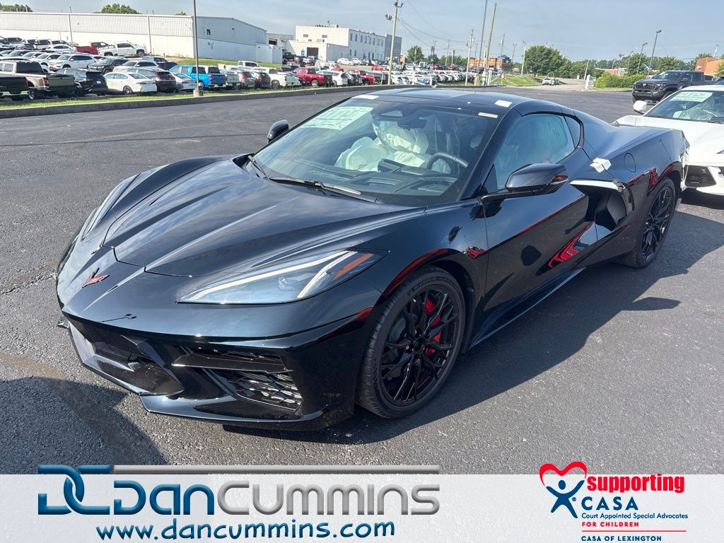 Black 2027 Chevrolet Corvette Coupe Rear-Wheel Drive 8-Speed Dual Clutch