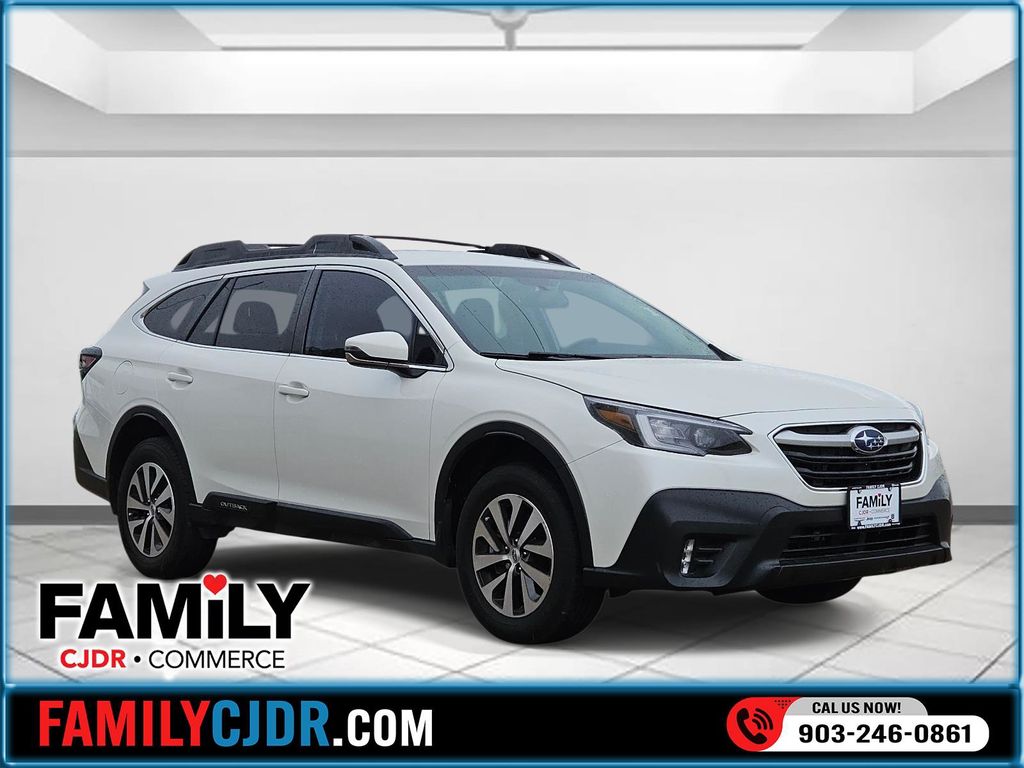 Crystal White Pearl 2021 Subaru Outback Premium Crossover AWD SUV / Crossover All-Wheel Drive Continuously Variable Transmission