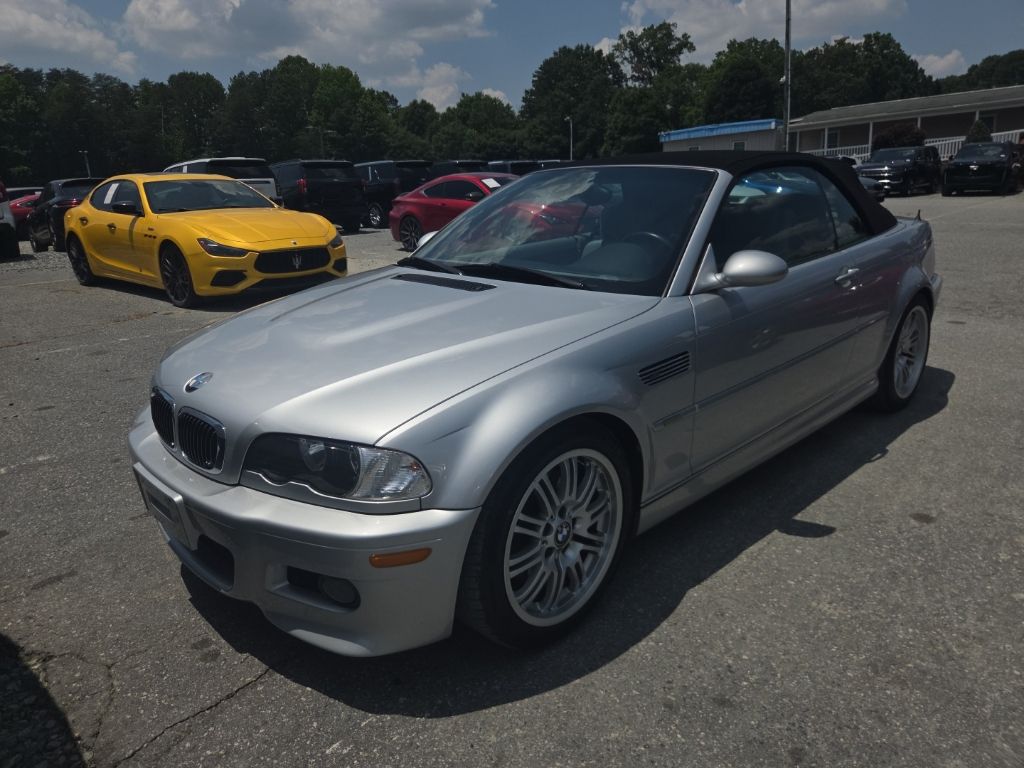 Silver 2001 BMW M3 Convertible Rear-Wheel Drive 6-Speed Manual Overdrive