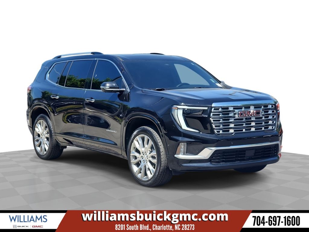Black (Ebony Twilight Metallic) 2025 GMC Acadia SUV / Crossover Four-Wheel Drive 8-Speed Automatic