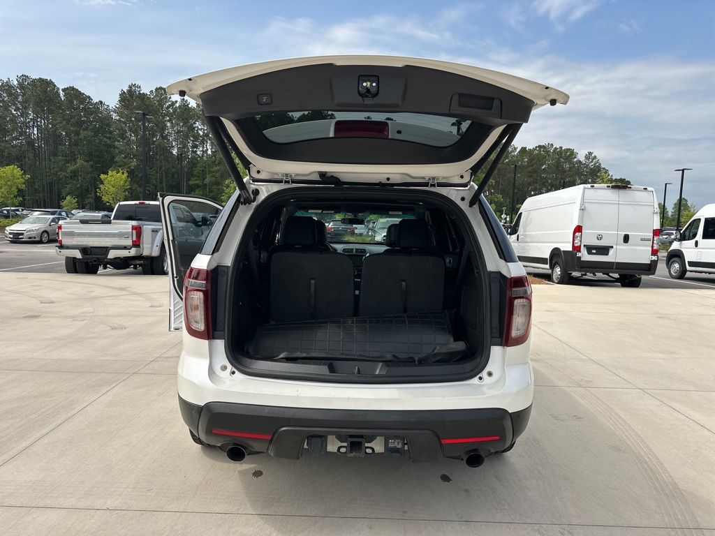 2014 White Platinum Clearcoat Metallic Ford Explorer Sport 4X4 SUV