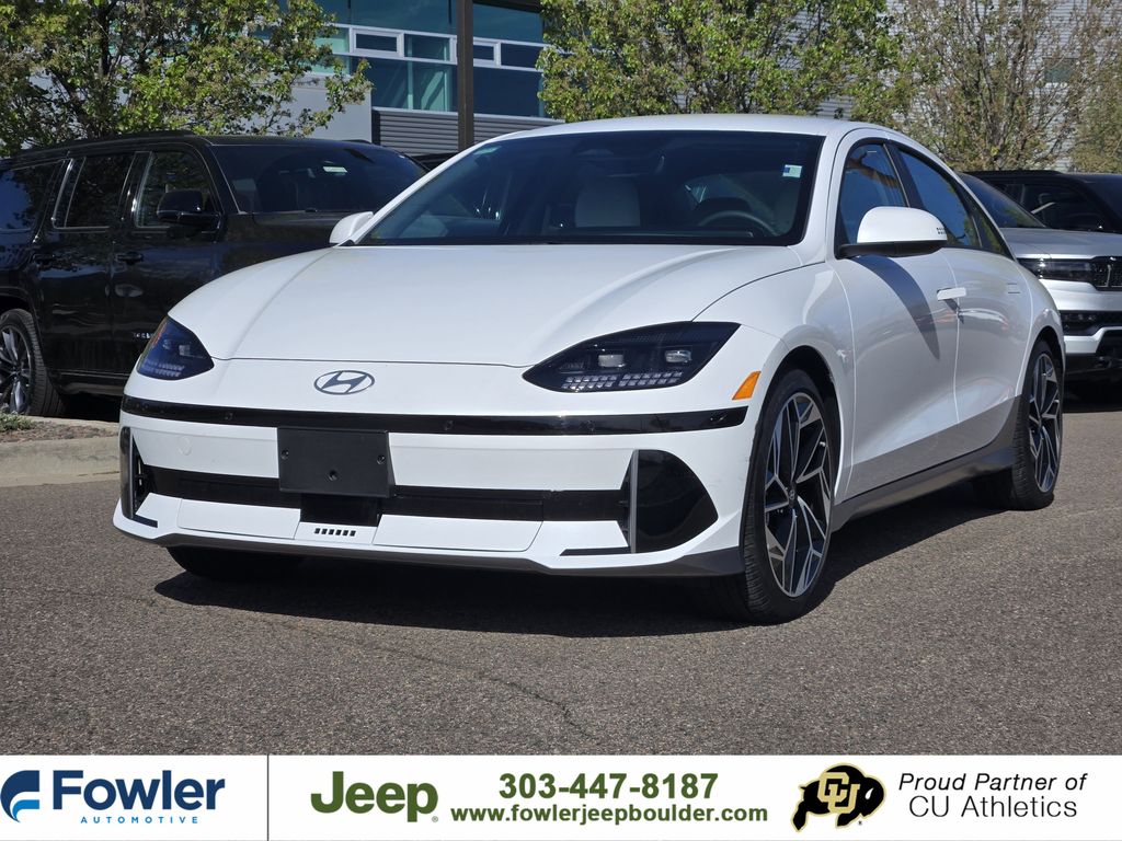 Serenity White 2025 Hyundai Ioniq 6 SEL RWD Sedan Rear-Wheel Drive 1-Speed Automatic