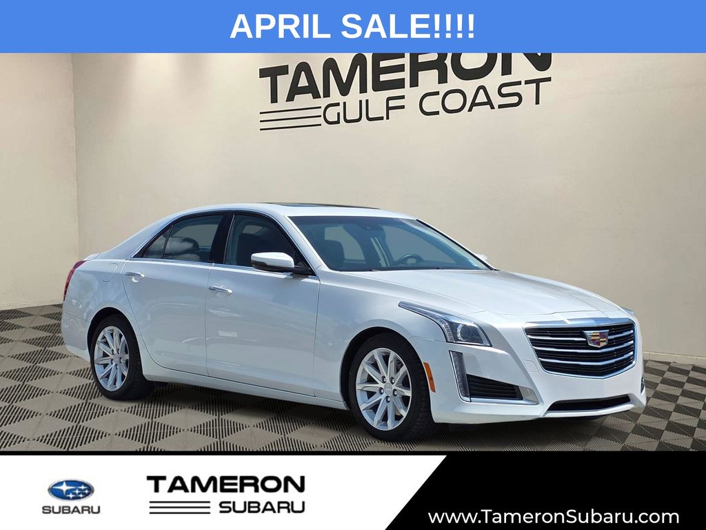Crystal White Tricoat 2015 Cadillac CTS 3.6L Luxury RWD Sedan Rear-Wheel Drive 8-Speed Automatic