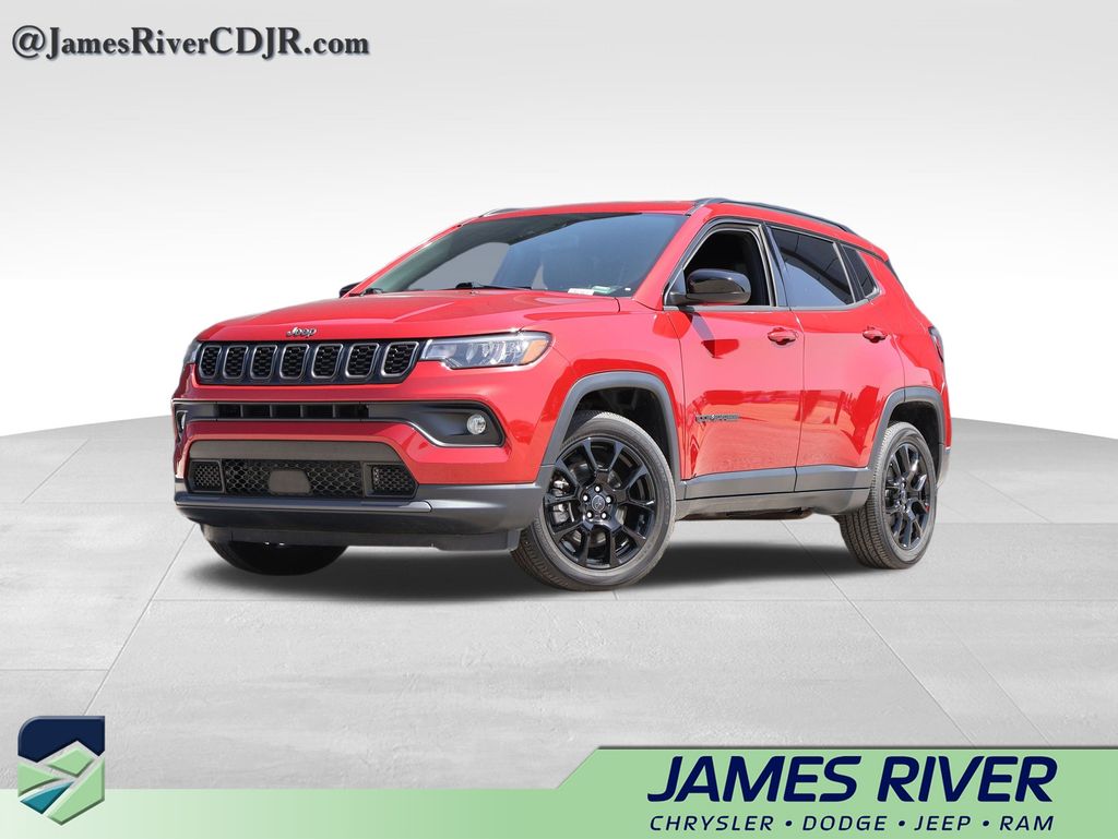 Red Hot Pearlcoat 2025 Jeep Compass SUV / Crossover Four-Wheel Drive 8-Speed Automatic
