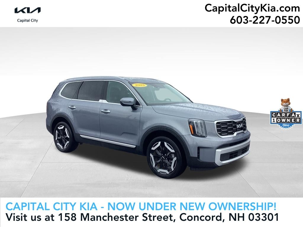 Everlasting Silver 2025 Kia Telluride S FWD SUV / Crossover Front-Wheel Drive 8-Speed Automatic