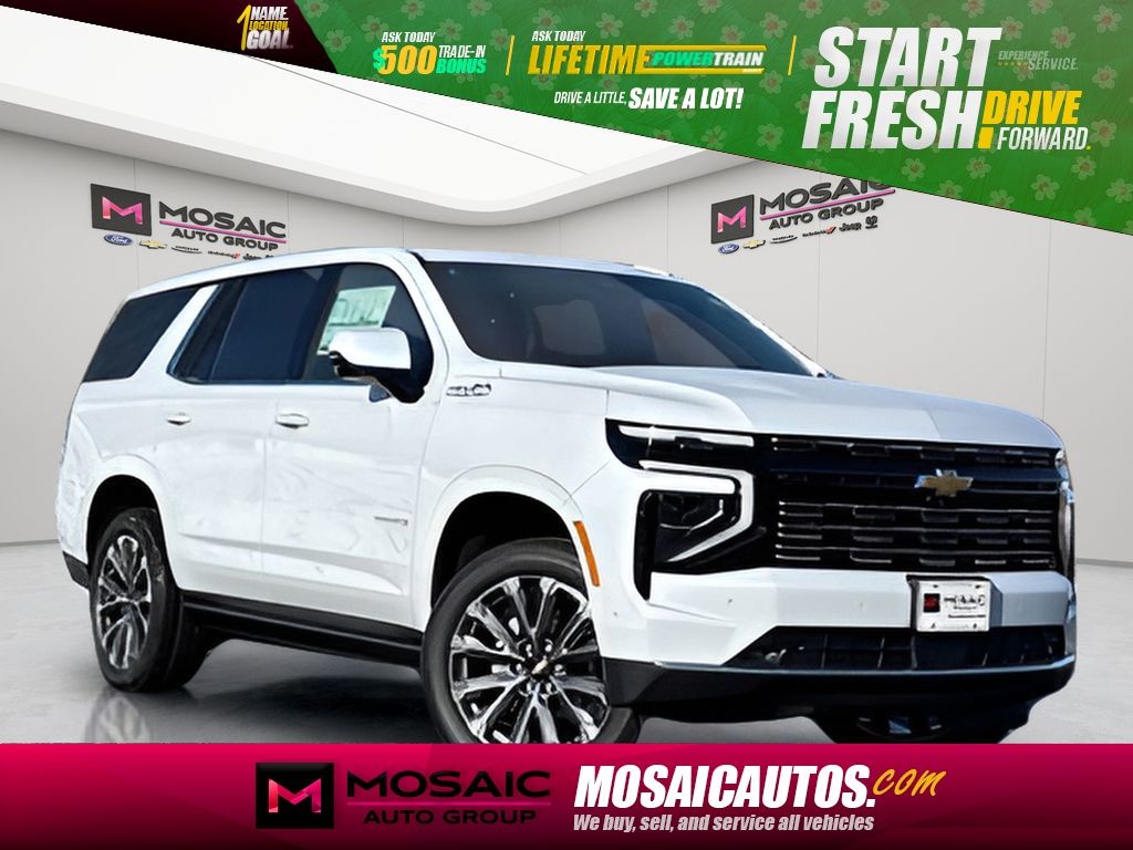 Polar White Tricoat 2026 Chevrolet Tahoe High Country 4WD SUV / Crossover Four-Wheel Drive