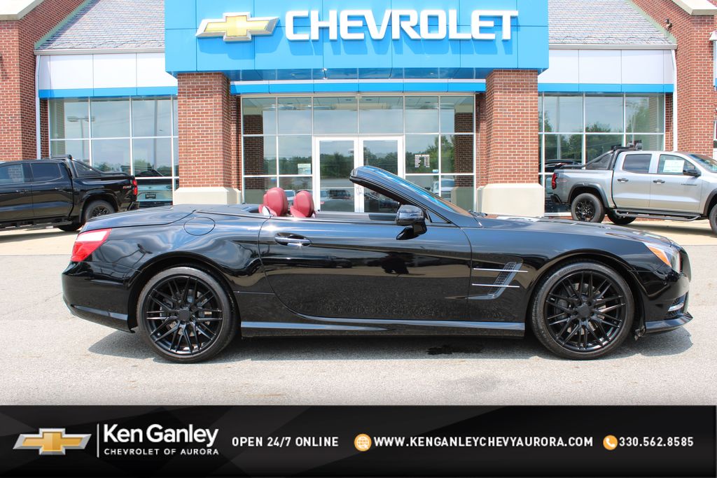 Magnetite Black Metallic 2016 Mercedes-Benz SL-Class Convertible Rear-Wheel Drive 7-Speed Automatic