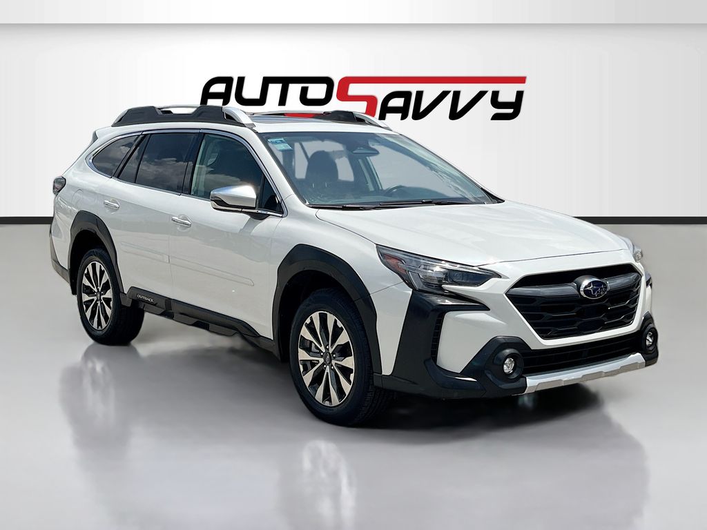 2025 Subaru Outback Touring XT White at Classic Elite Chevrolet Sugar Land