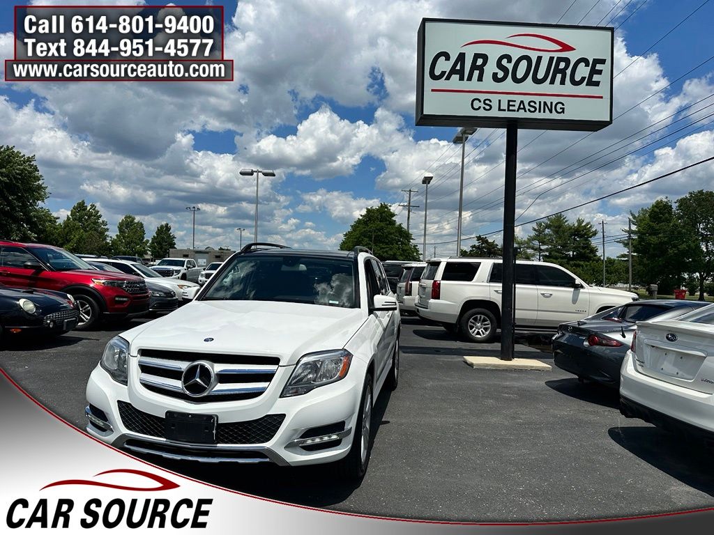 Polar White 2014 Mercedes-Benz GLK SUV / Crossover All-Wheel Drive 7-Speed Automatic
