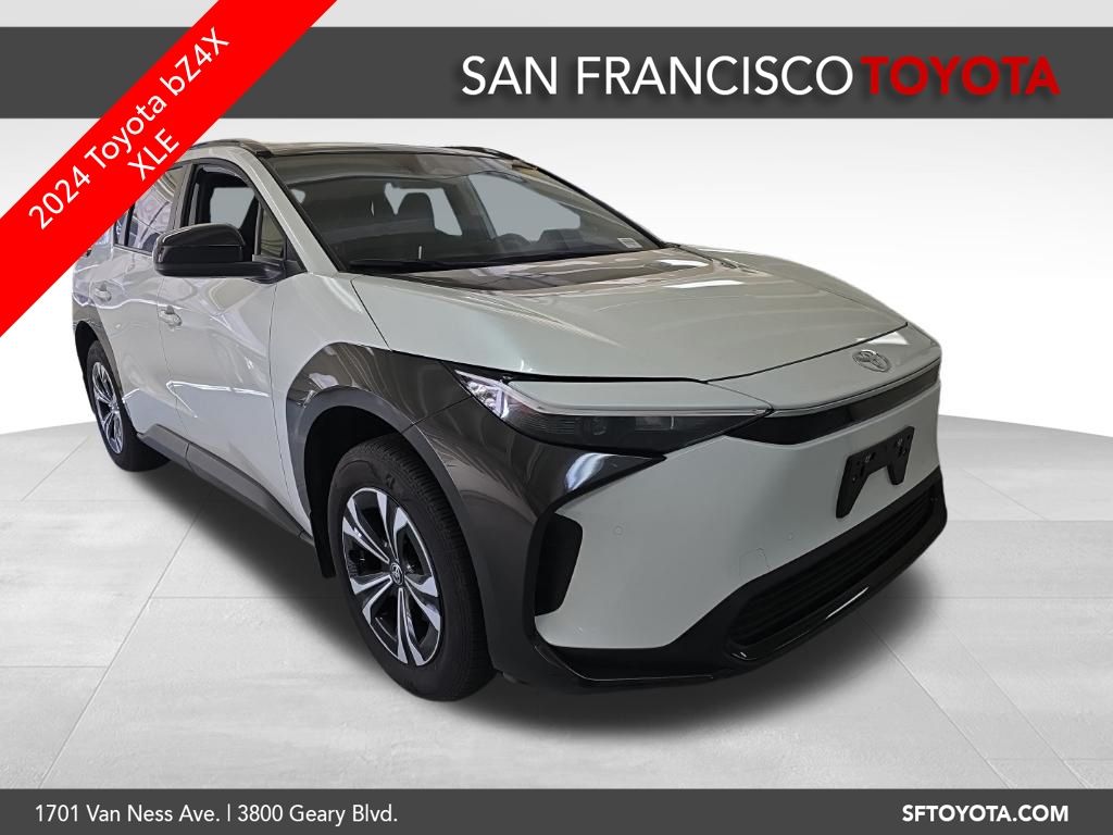 White (Wind Chill Pearl) 2024 Toyota bZ4X XLE AWD SUV / Crossover All-Wheel Drive Automatic