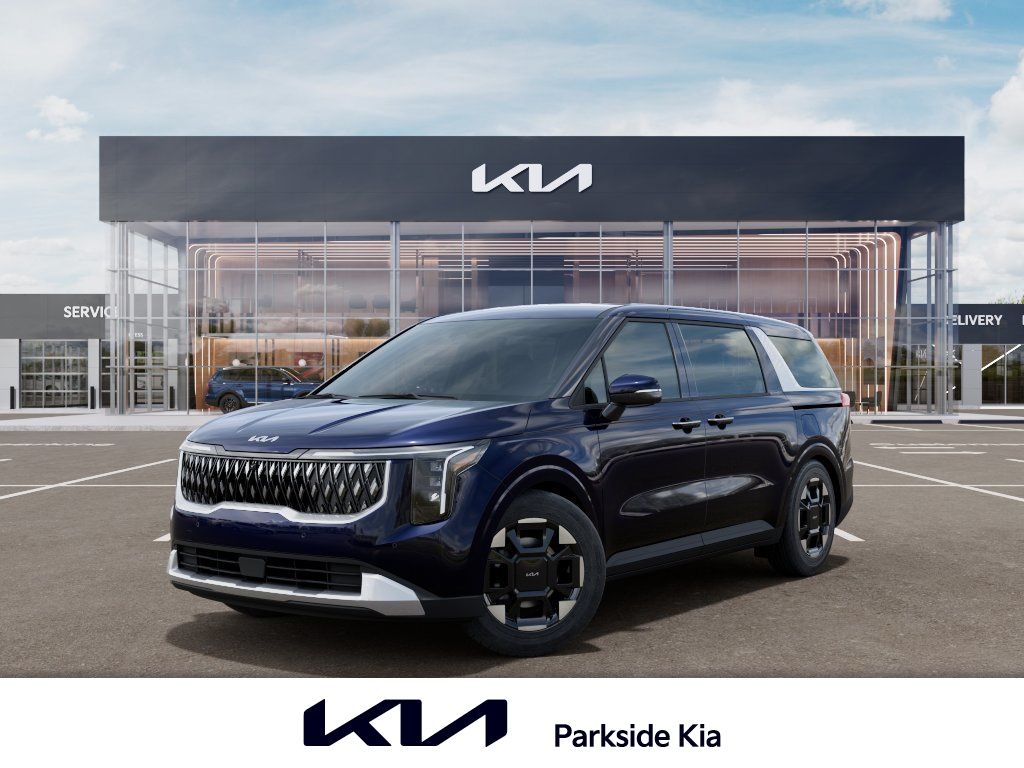 Blue 2026 Kia Carnival Minivan Front-Wheel Drive 8-Speed Automatic