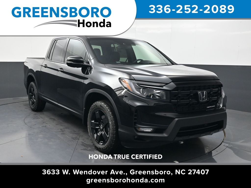 Crystal Black Pearl 2026 Honda Ridgeline Black Edition AWD Pickup Truck All-Wheel Drive 9-Speed Automatic