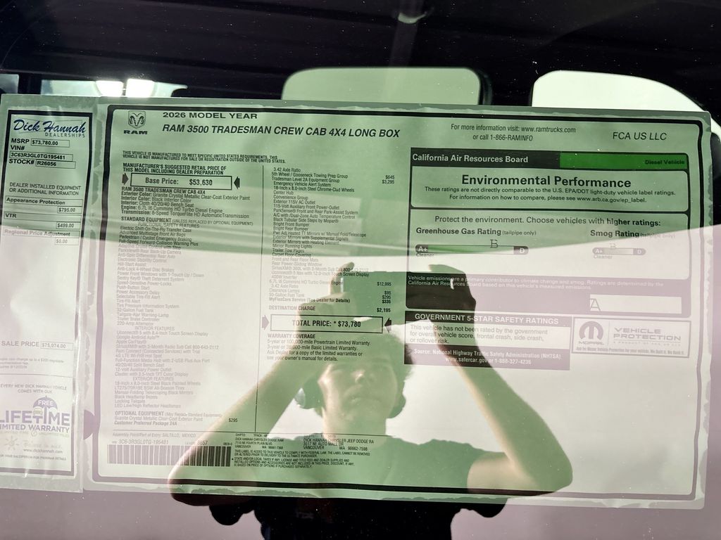 2026 Ram 3500 Tradesman