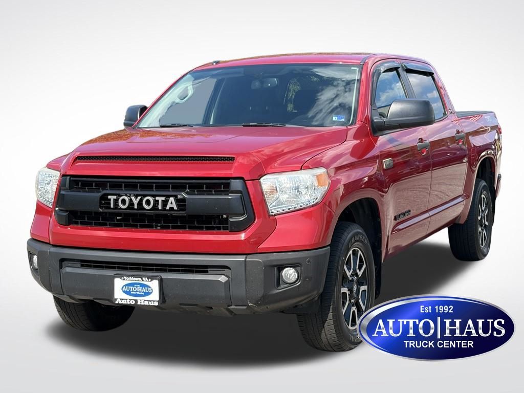 Barcelona Red Metallic 2017 Toyota Tundra Pickup Truck Four-Wheel Drive 6-Speed Automatic Overdrive