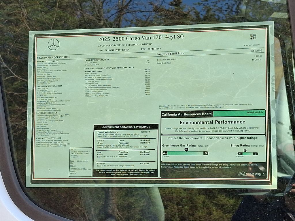 2025 Mercedes-Benz Sprinter 2500 20