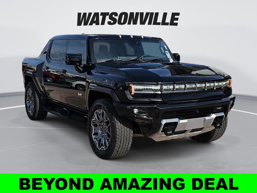 Void Black 2024 GMC Hummer EV Pickup 3X Crew Cab AWD Pickup Truck All-Wheel Drive 1-Speed Automatic