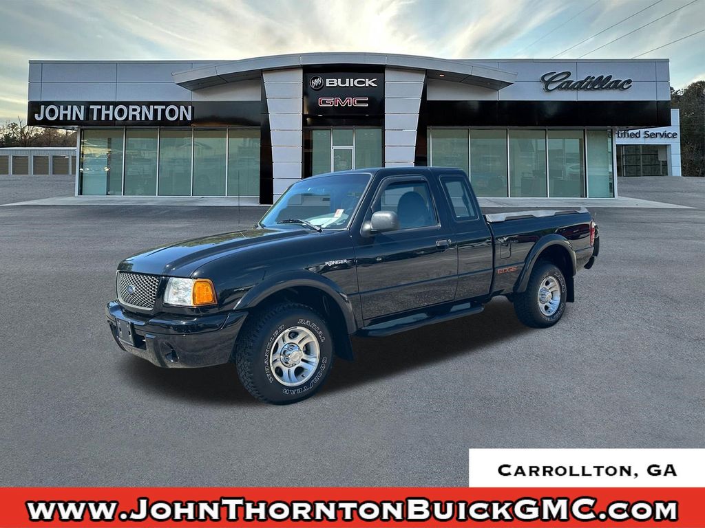 Black Clearcoat 2002 Ford Ranger 2 Dr Edge Extended Cab SB Pickup Truck Rear-Wheel Drive 5-Speed Manual Overdrive