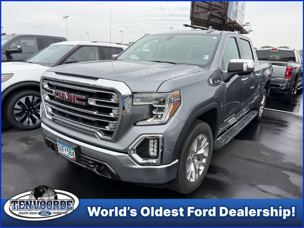 Gray (Satin Steel Metallic) 2021 GMC Sierra 1500 Pickup Truck Four-Wheel Drive Automatic