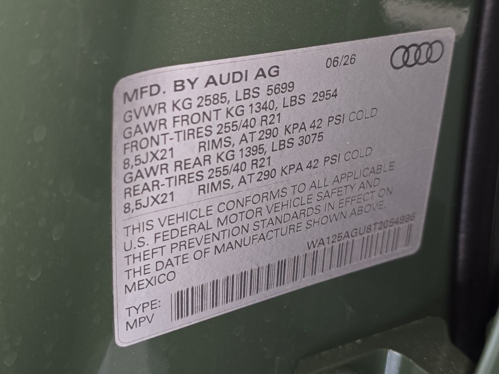 New 2026 Green Audi Premium Plus image 33