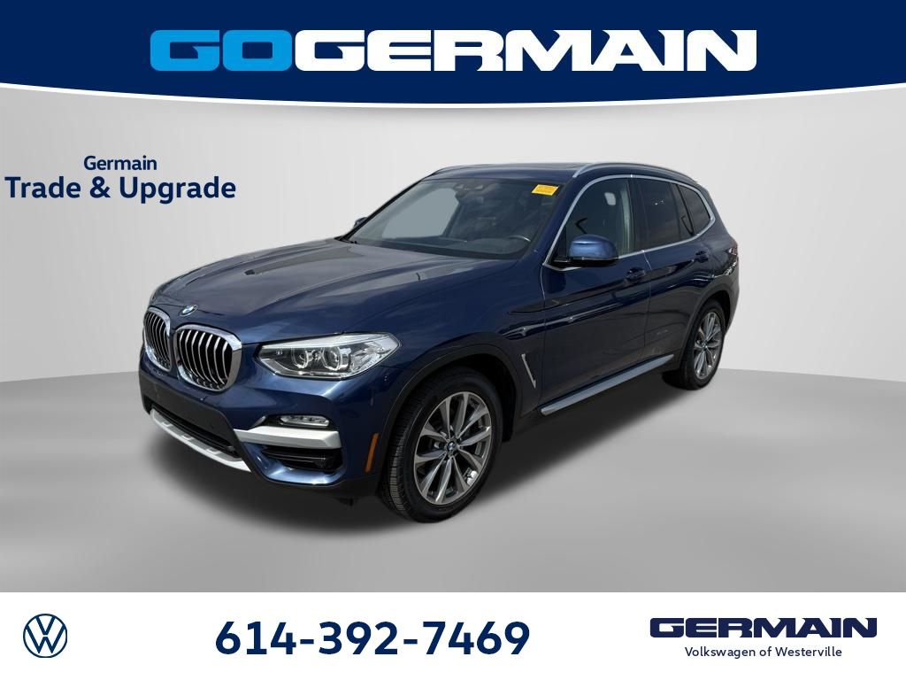 Phytonic Blue Metallic 2019 BMW X3 xDrive30i AWD SUV / Crossover All-Wheel Drive 8-Speed Automatic