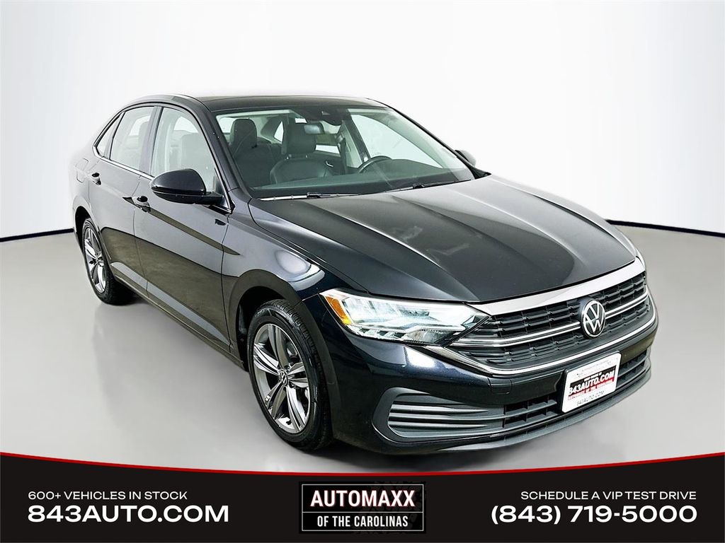 Blue 2024 Volkswagen Jetta SE FWD Sedan Front-Wheel Drive 8-Speed Automatic