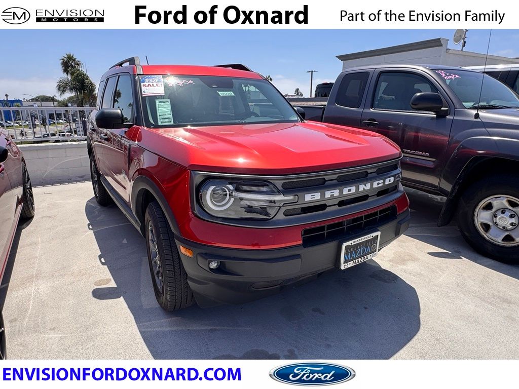 Chili Pepper Red 2023 Ford Bronco Sport SUV / Crossover All-Wheel Drive 8-Speed Automatic