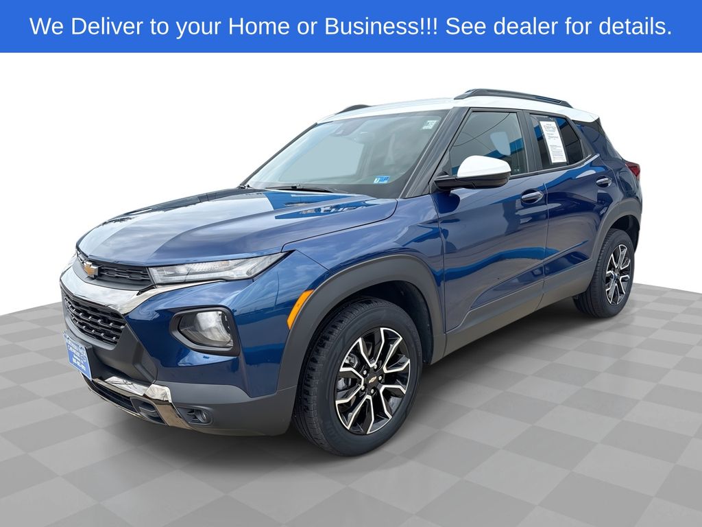 Blue Glow Metallic 2022 Chevrolet Trailblazer SUV / Crossover Four-Wheel Drive 9-Speed Automatic