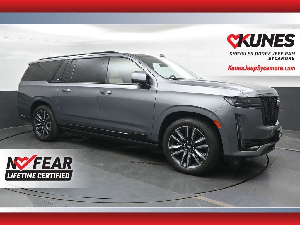 Gray 2021 Cadillac Escalade ESV SUV / Crossover Four-Wheel Drive