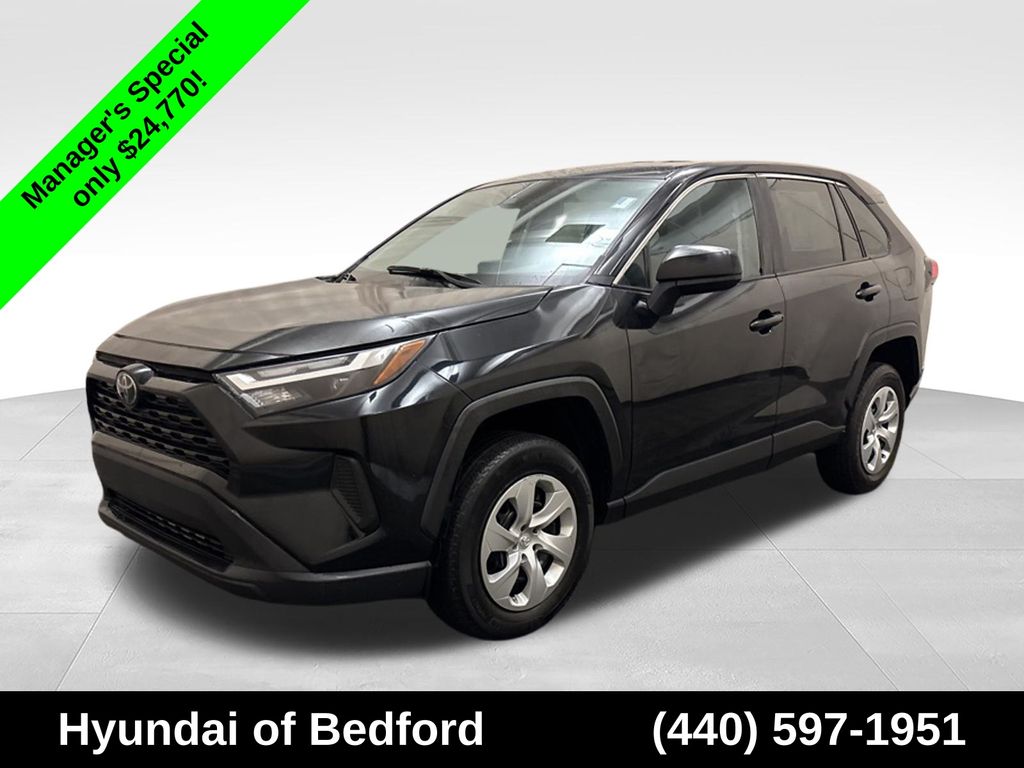 Midnight Black Metallic 2024 Toyota RAV4 LE AWD SUV / Crossover All-Wheel Drive 8-Speed Automatic