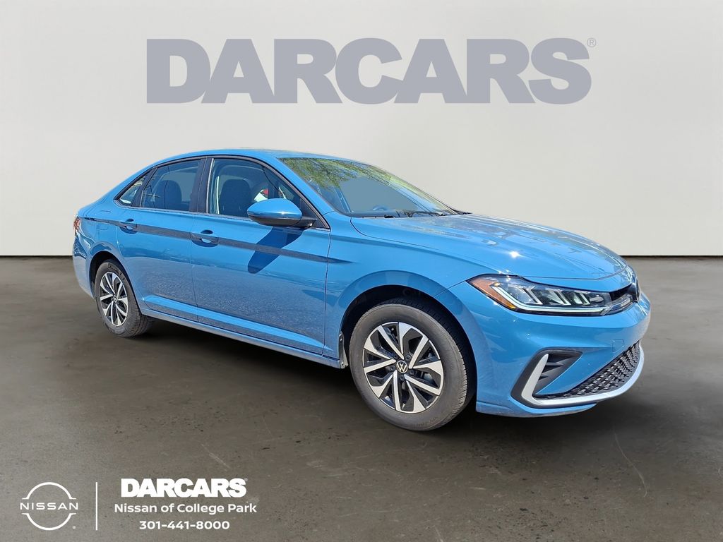 Monterey Blue 2025 Volkswagen Jetta Sedan Front-Wheel Drive 8-Speed Automatic