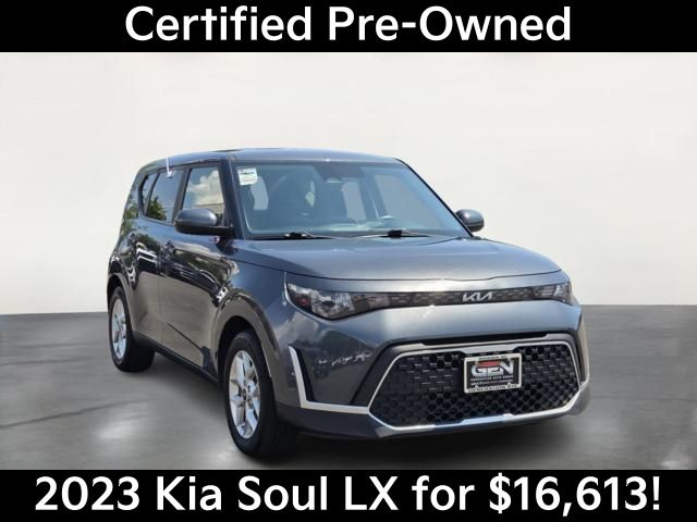 Gravity Gray 2023 Kia Soul SUV / Crossover Front-Wheel Drive Continuously Variable Transmission