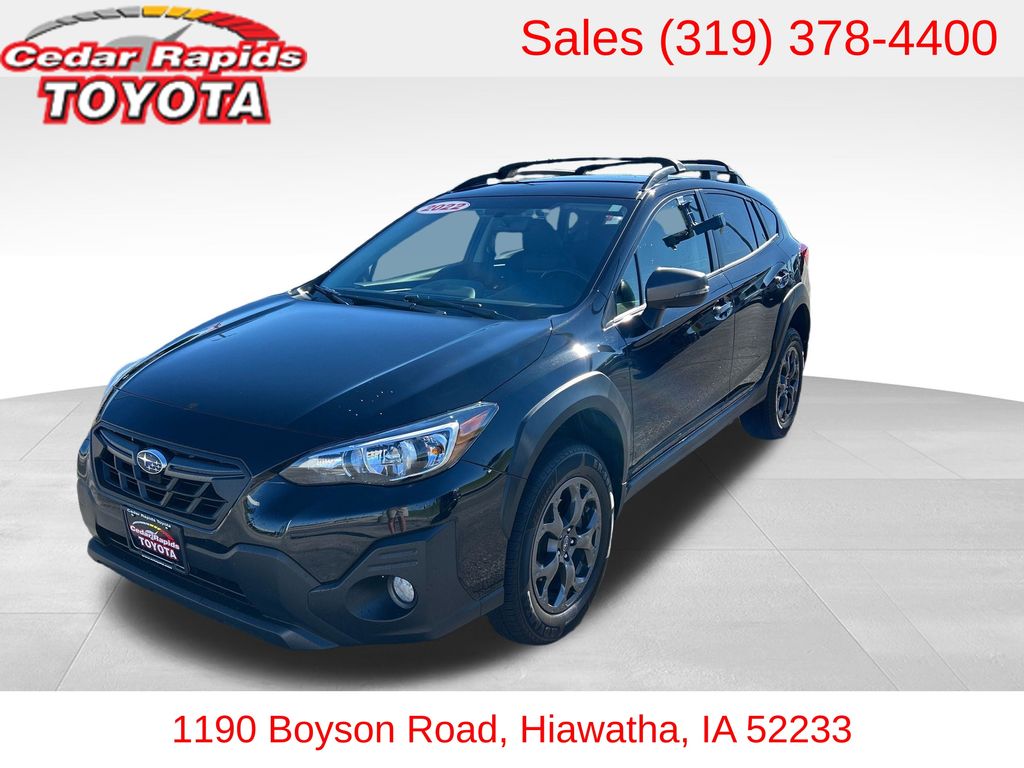 Crystal Black Silica 2022 Subaru Crosstrek Sport AWD SUV / Crossover All-Wheel Drive Continuously Variable Transmission