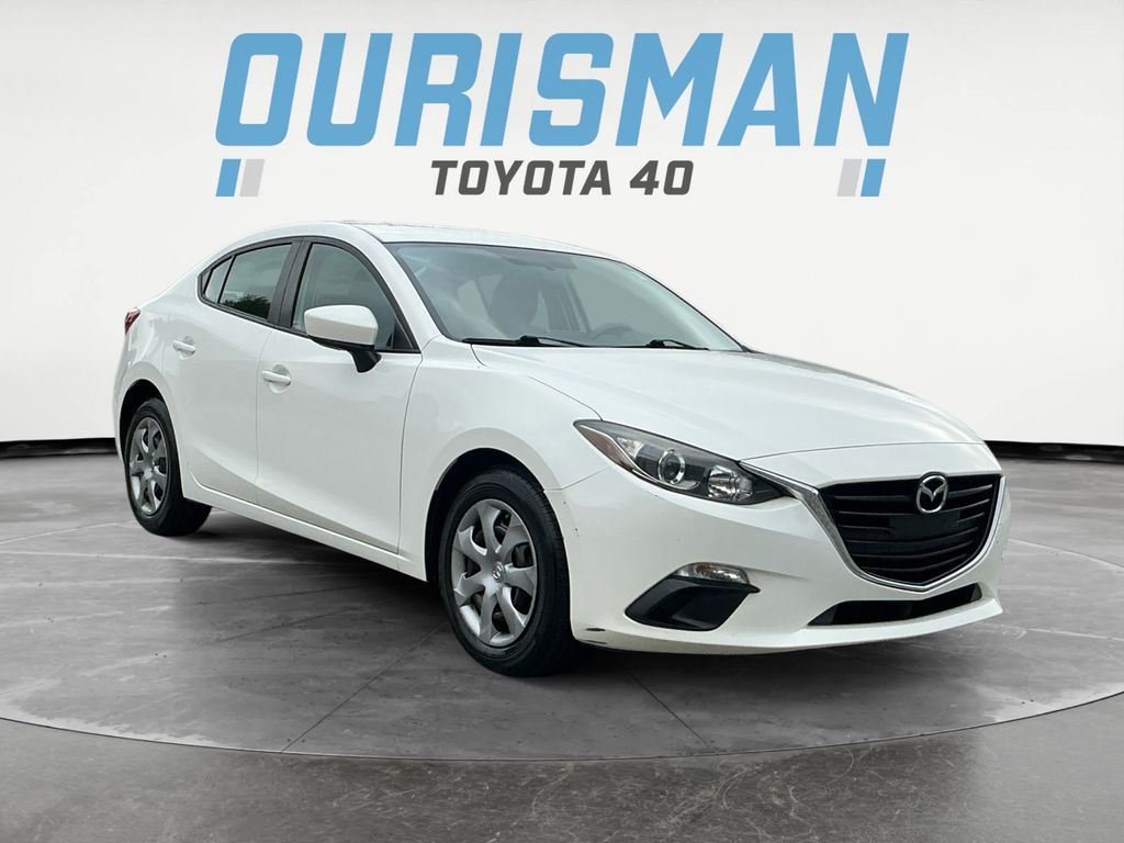 Snowflake White Pearl 2016 Mazda MAZDA3 Sedan Front-Wheel Drive 6-Speed Automatic