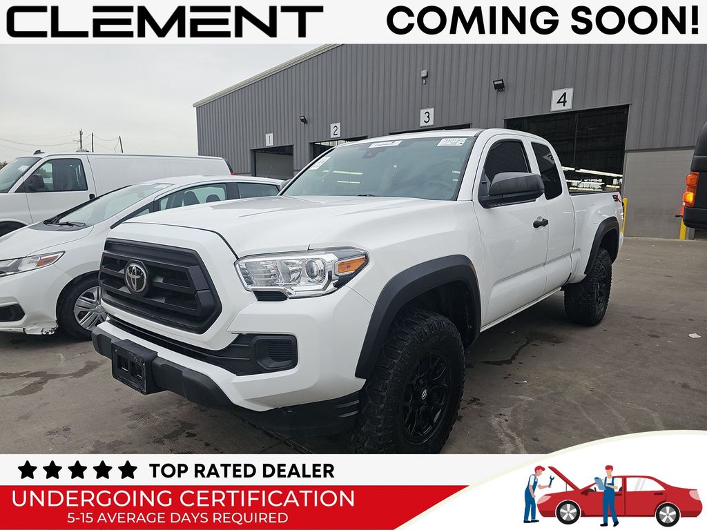 White 2022 Toyota Tacoma Pickup Truck 4X2 6-Speed Automatic
