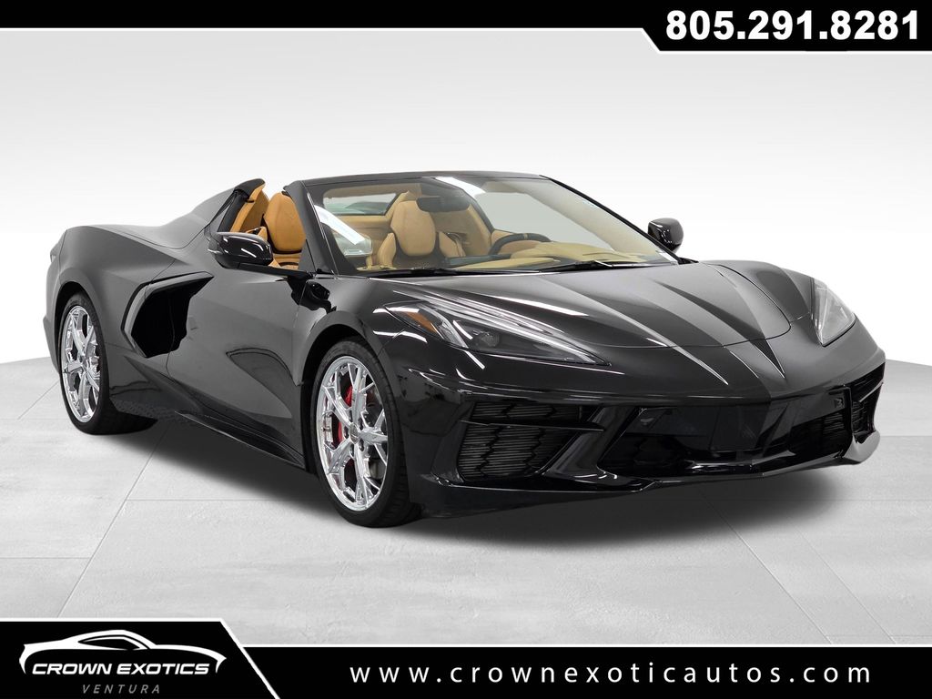 Black 2022 Chevrolet Corvette Stingray 3LT Convertible RWD Convertible Rear-Wheel Drive 8-Speed Dual Clutch