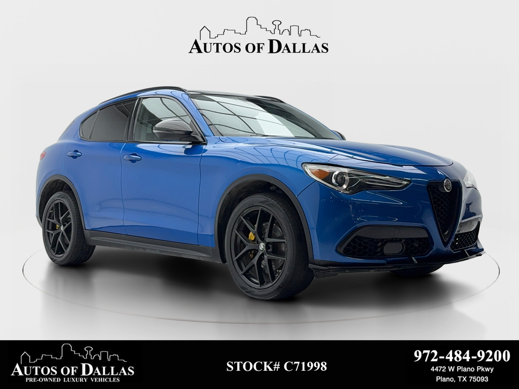 Misano Blue Metallic 2019 Alfa Romeo Stelvio Ti AWD SUV / Crossover All-Wheel Drive 8-Speed Automatic
