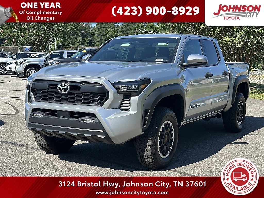 Celestial Silver Metallic 2024 Toyota Tacoma Pickup Truck Four-Wheel Drive Automatic